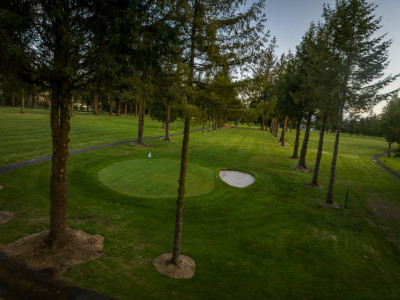 Men's & Women's Golf Clubs at The Mook Golf Course in Tillamook, Oregon.