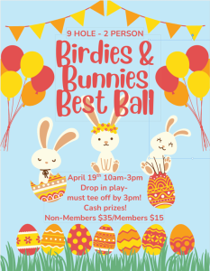 Birdies & Bunnies Best Ball April 19