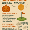 Halloween Par 3 Tournament.  Play the new Island Hole as the 19th Green.