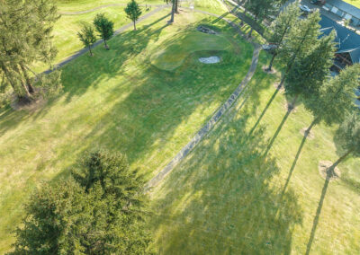 hole 18 Alderbrook Golf Course