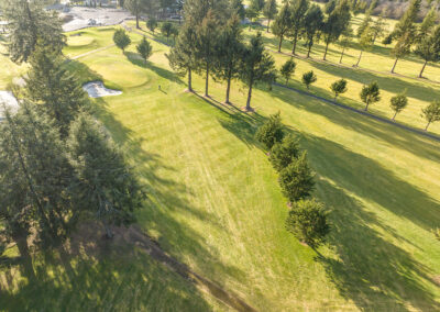 hole 18 Alderbrook Golf Course