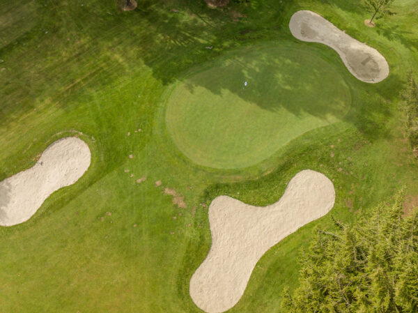 Hole 4 The Mook at Alderbrook Golf Course, Tillamook, Oregon.
