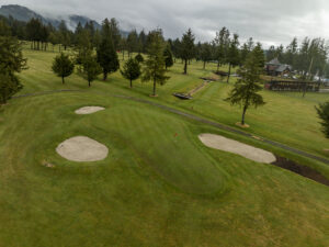 Hole 12 The Mook at Alderbrook Golf Course, Tillamook, Oregon.